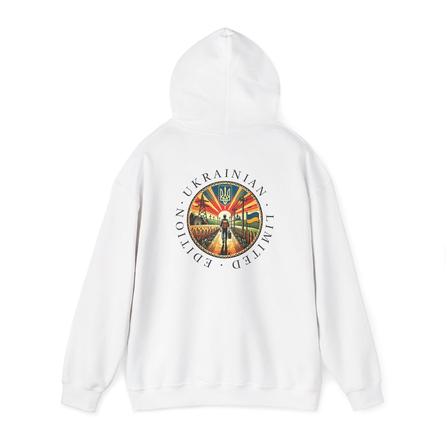 Ukrainian Pride Hoodie — Limited Edition ‘Freedom’ Emblem Sweatshirt
