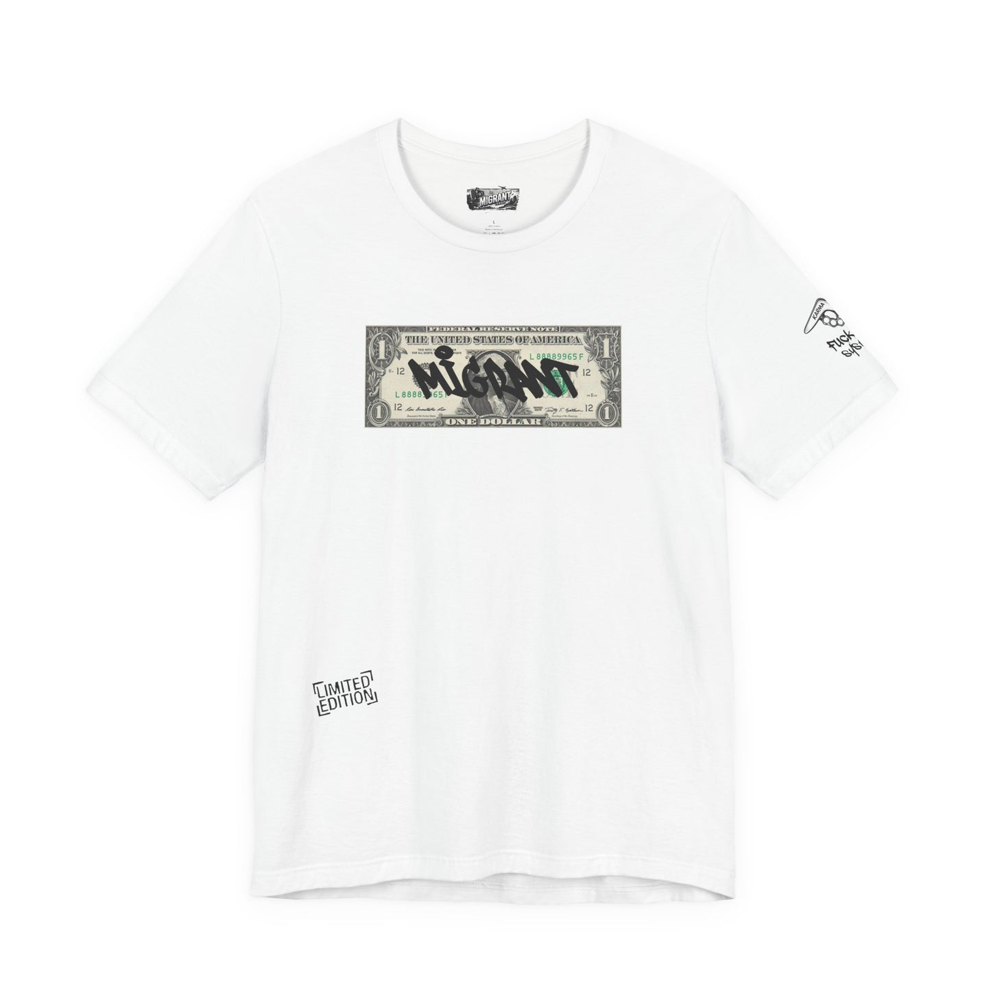 Money Graffiti Tee — 'I'm Not What I Was' Graphic Shirt