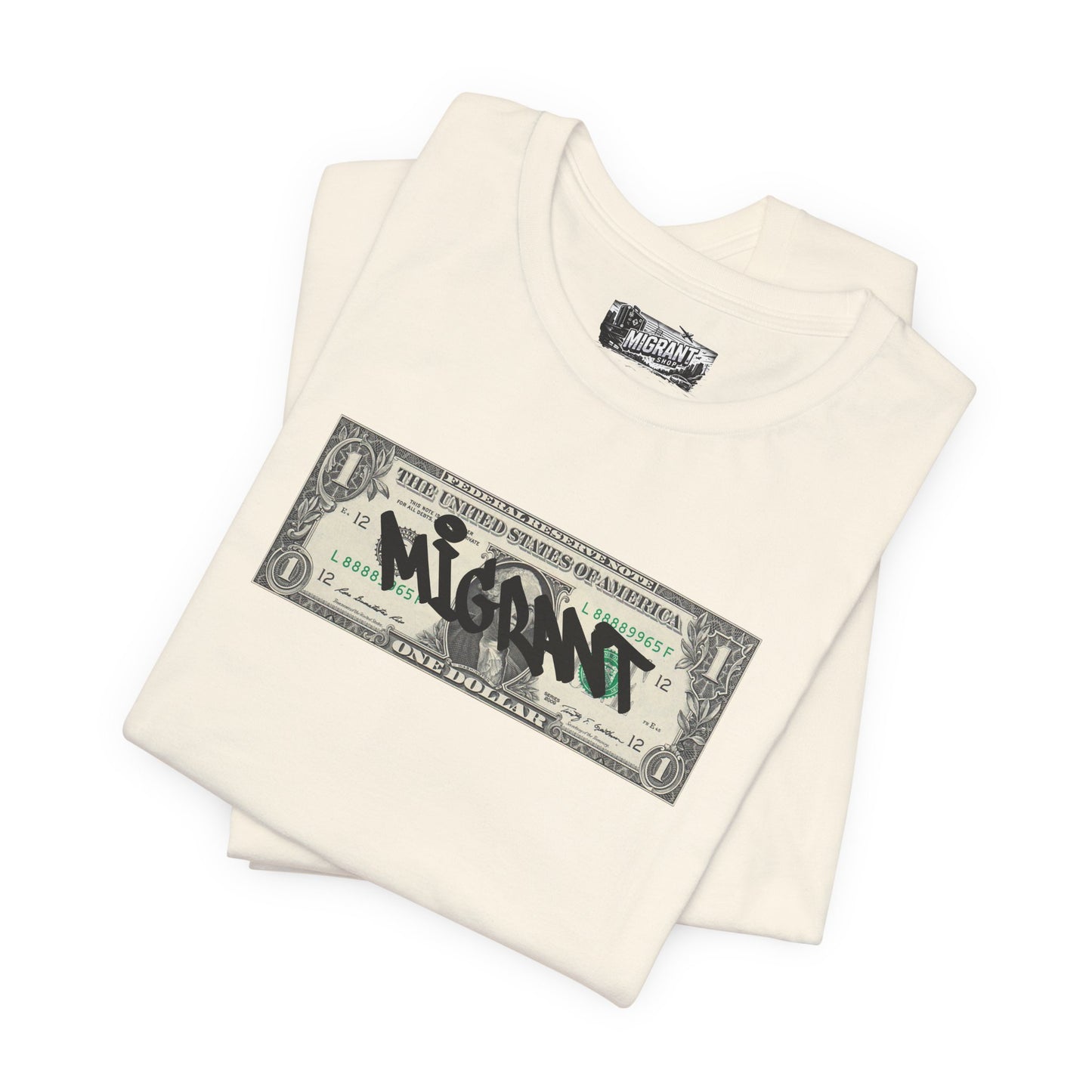 Money Graffiti Tee — 'I'm Not What I Was' Graphic Shirt