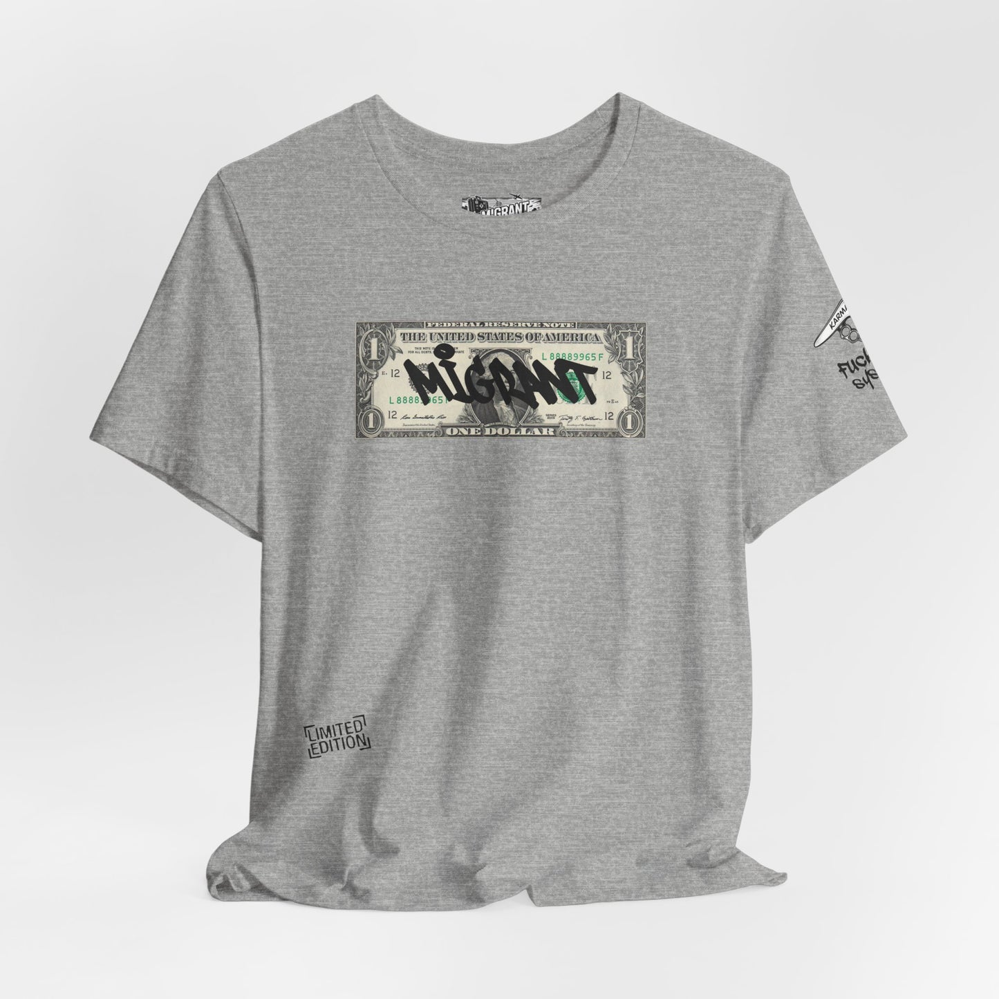 Money Graffiti Tee — 'I'm Not What I Was' Graphic Shirt
