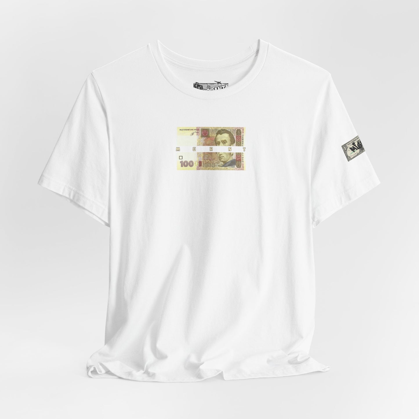 Money Print Tee — Ukraine Cities Graphic Back | Support & Travel Souvenir T-Shirt