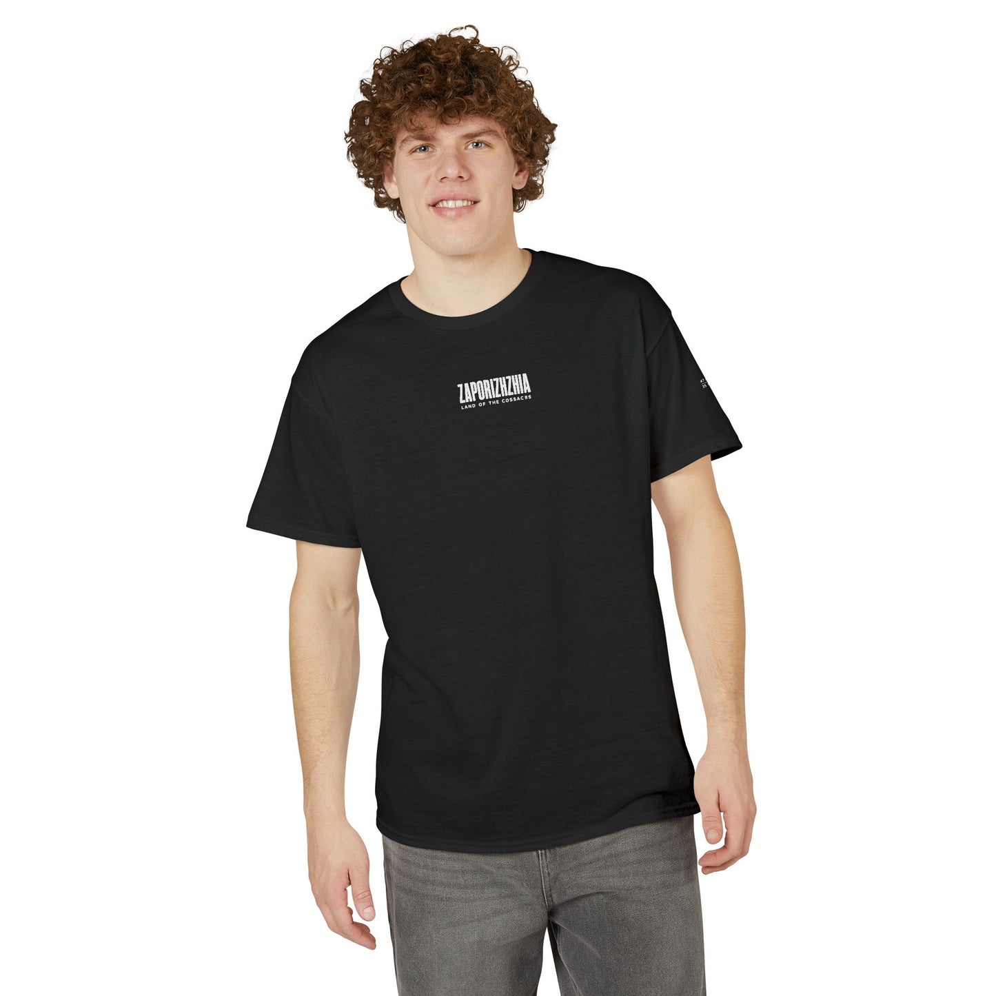 Zaporizhzhia Graphic T-Shirt — "Land of the Cossacks" Vintage Storm Design