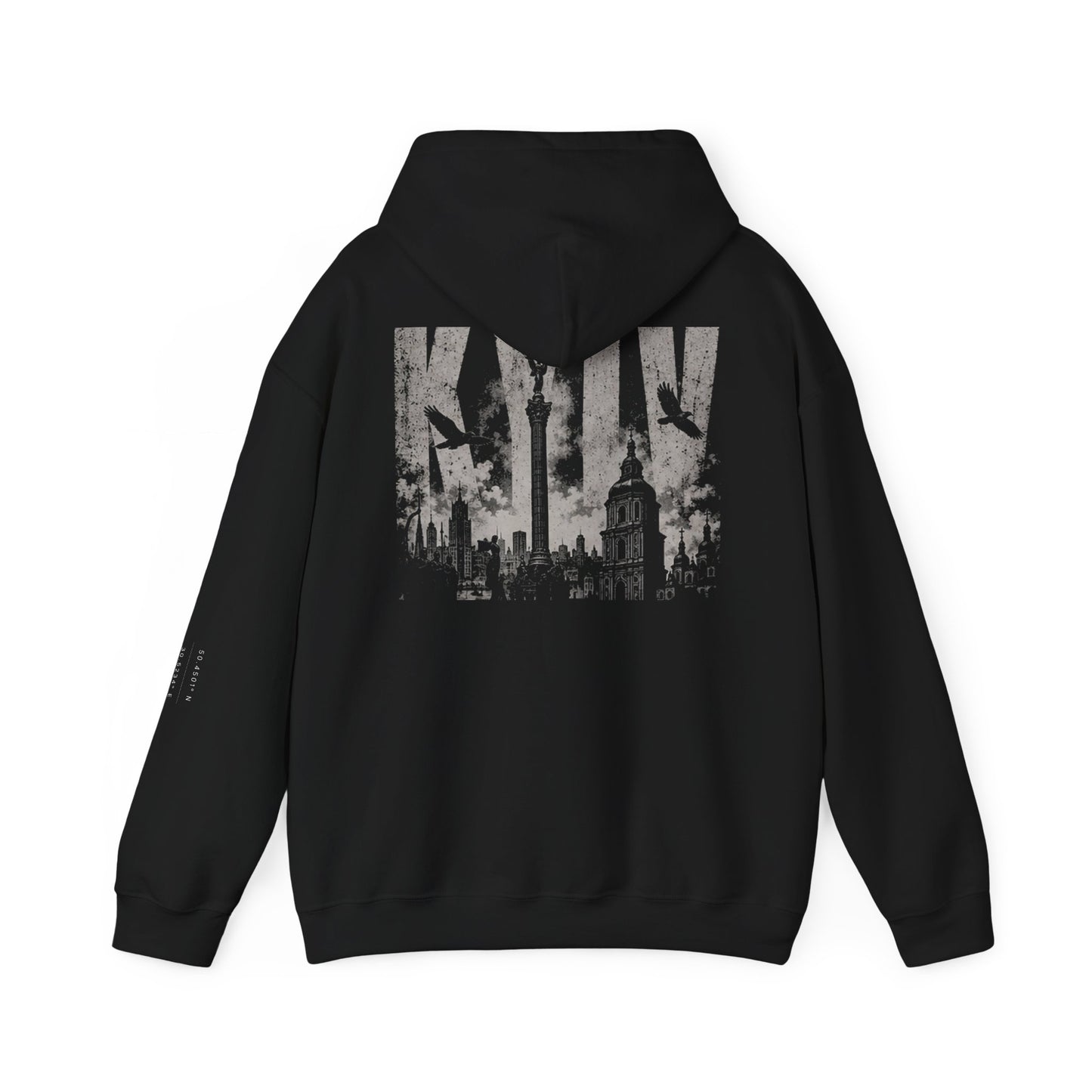 Kiev City of Freedom Hoodie — Kyiv Skyline Graphic Sweatshirt