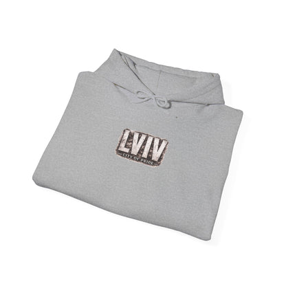 Lviv Vintage Cityscape Hoodie