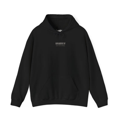 Kharkiv Hoodie — Resilient City Graphic Pullover (Back Print)