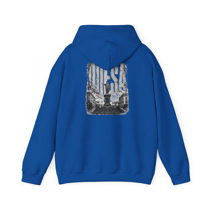 Odesa Cityscape Hoodie — Vintage Monument Photo Graphic Sweatshirt