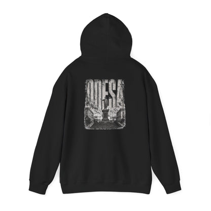 Odesa Cityscape Hoodie — Vintage Monument Photo Graphic Sweatshirt