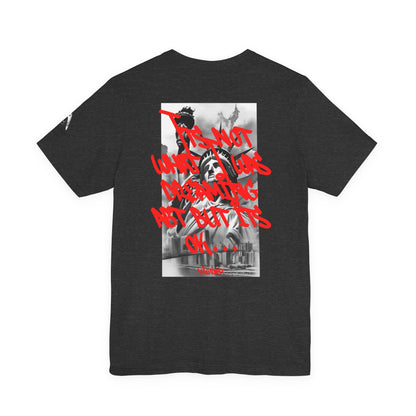 Money Graffiti Tee — 'I'm Not What I Was' Graphic Shirt