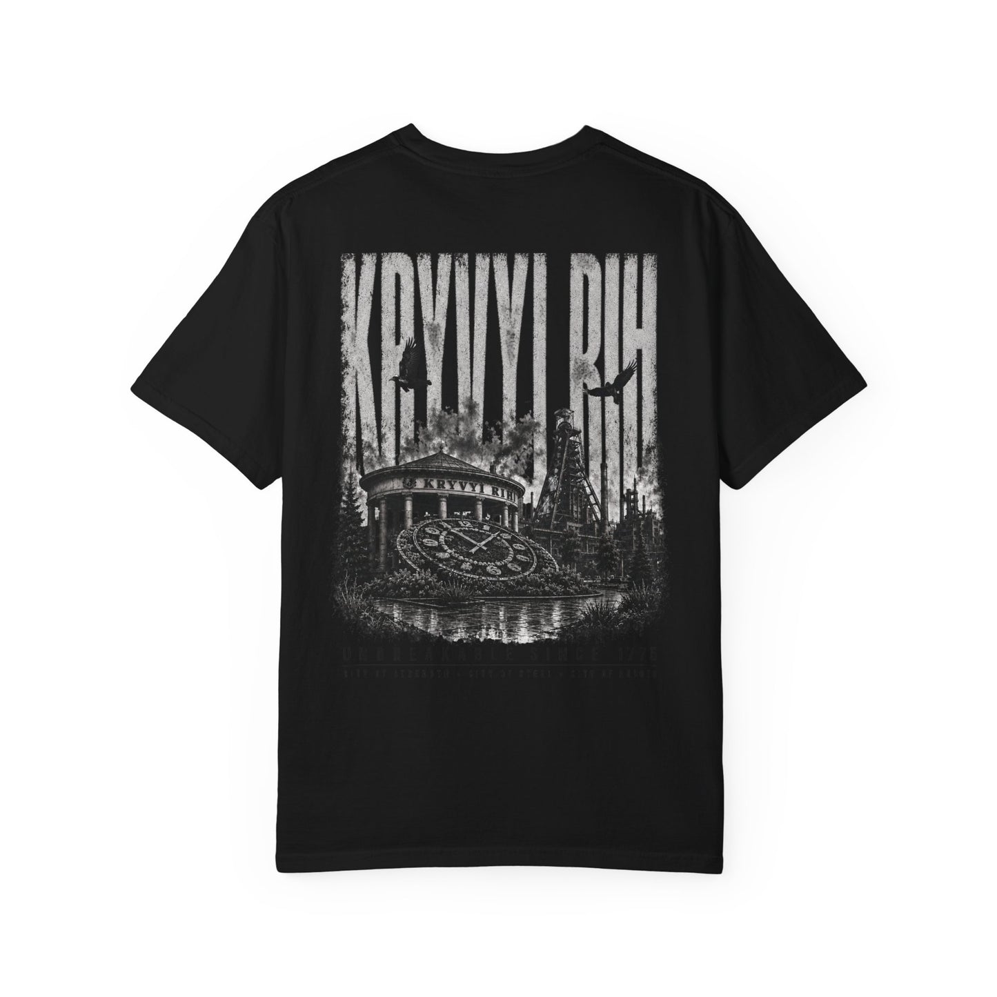 Kryvyi Rih Cityscape T-Shirt — Ukrainian Landmark Graphic Tee