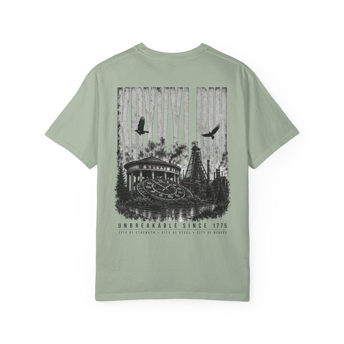 Kryvyi Rih Cityscape T-Shirt — Ukrainian Landmark Graphic Tee