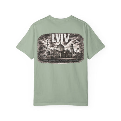 Lviv Vintage Cityscape T‑Shirt
