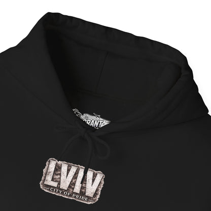 Lviv Vintage Cityscape Hoodie