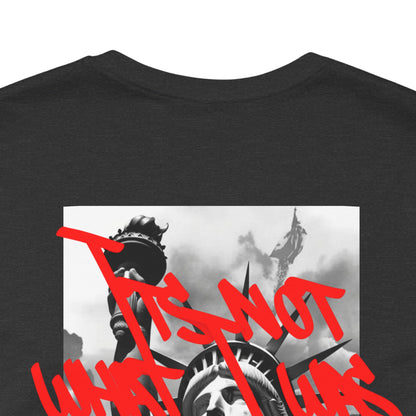 Money Graffiti Tee — 'I'm Not What I Was' Graphic Shirt