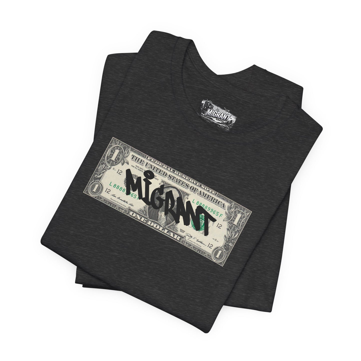 Money Graffiti Tee — 'I'm Not What I Was' Graphic Shirt