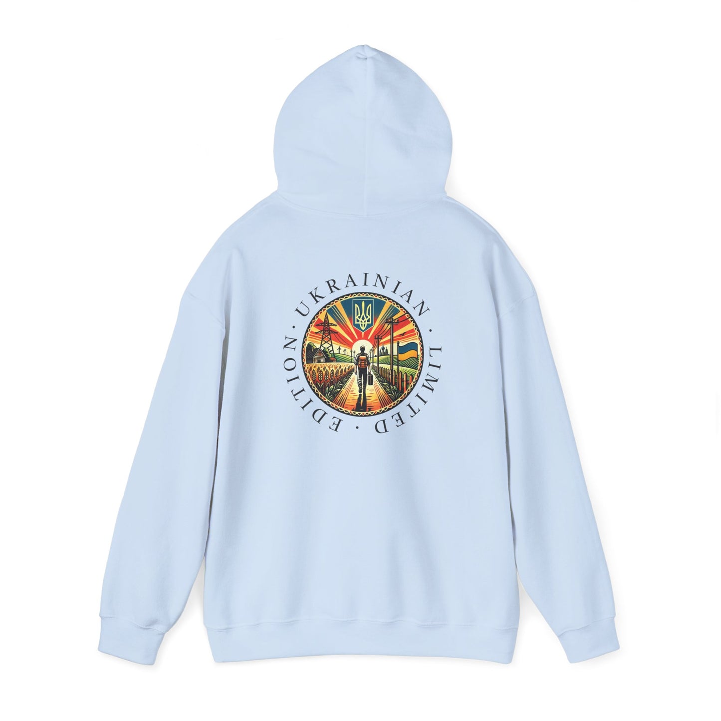Ukrainian Pride Hoodie — Limited Edition ‘Freedom’ Emblem Sweatshirt