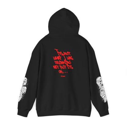 Hoodie — "I'm Not What I Was" Graphic Streetwear Pullover