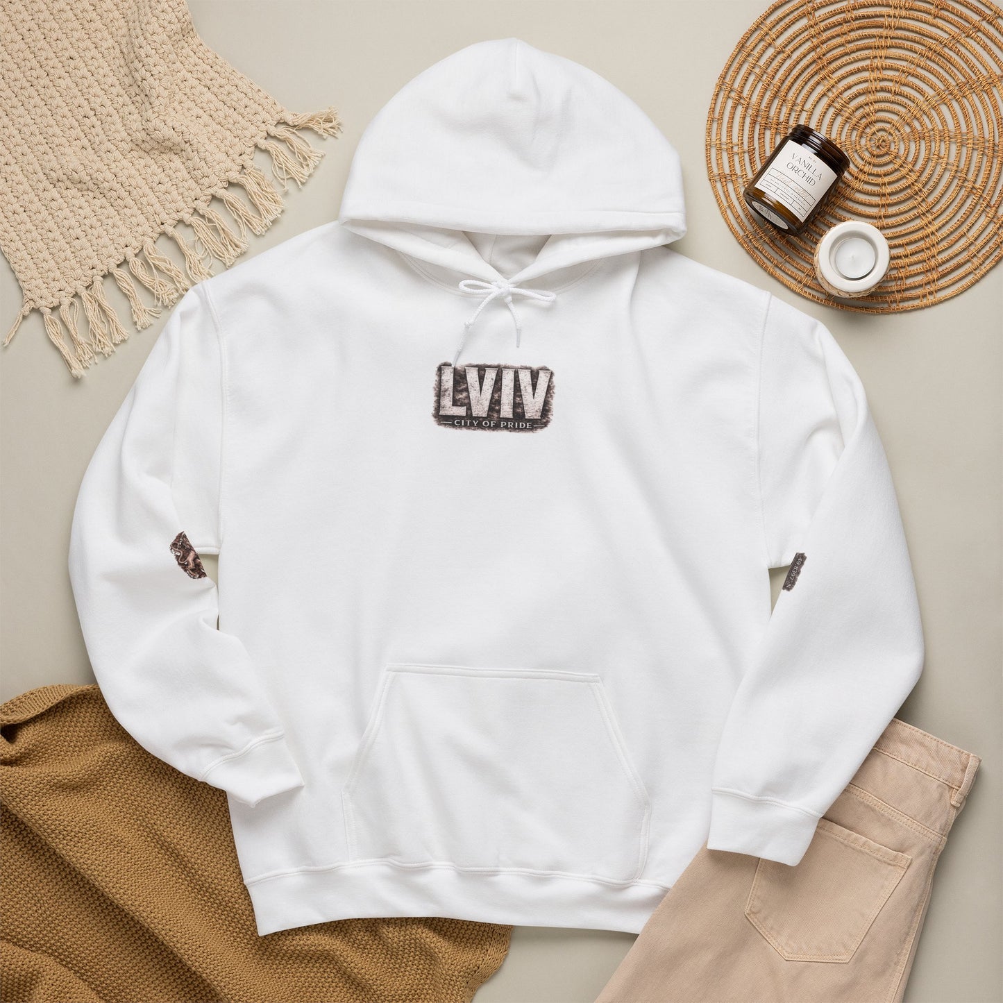 Lviv Vintage Cityscape Hoodie