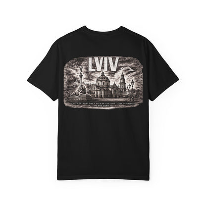 Lviv Vintage Cityscape T‑Shirt