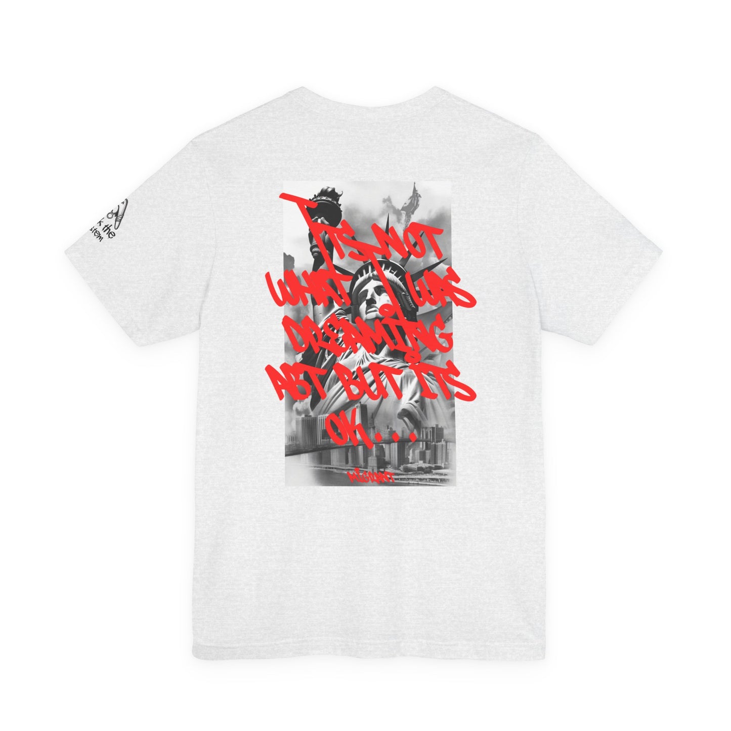 Money Graffiti Tee — 'I'm Not What I Was' Graphic Shirt