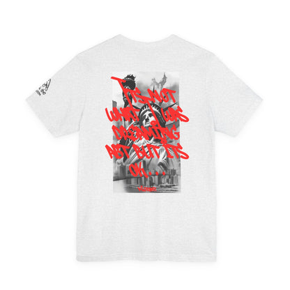 Money Graffiti Tee — 'I'm Not What I Was' Graphic Shirt