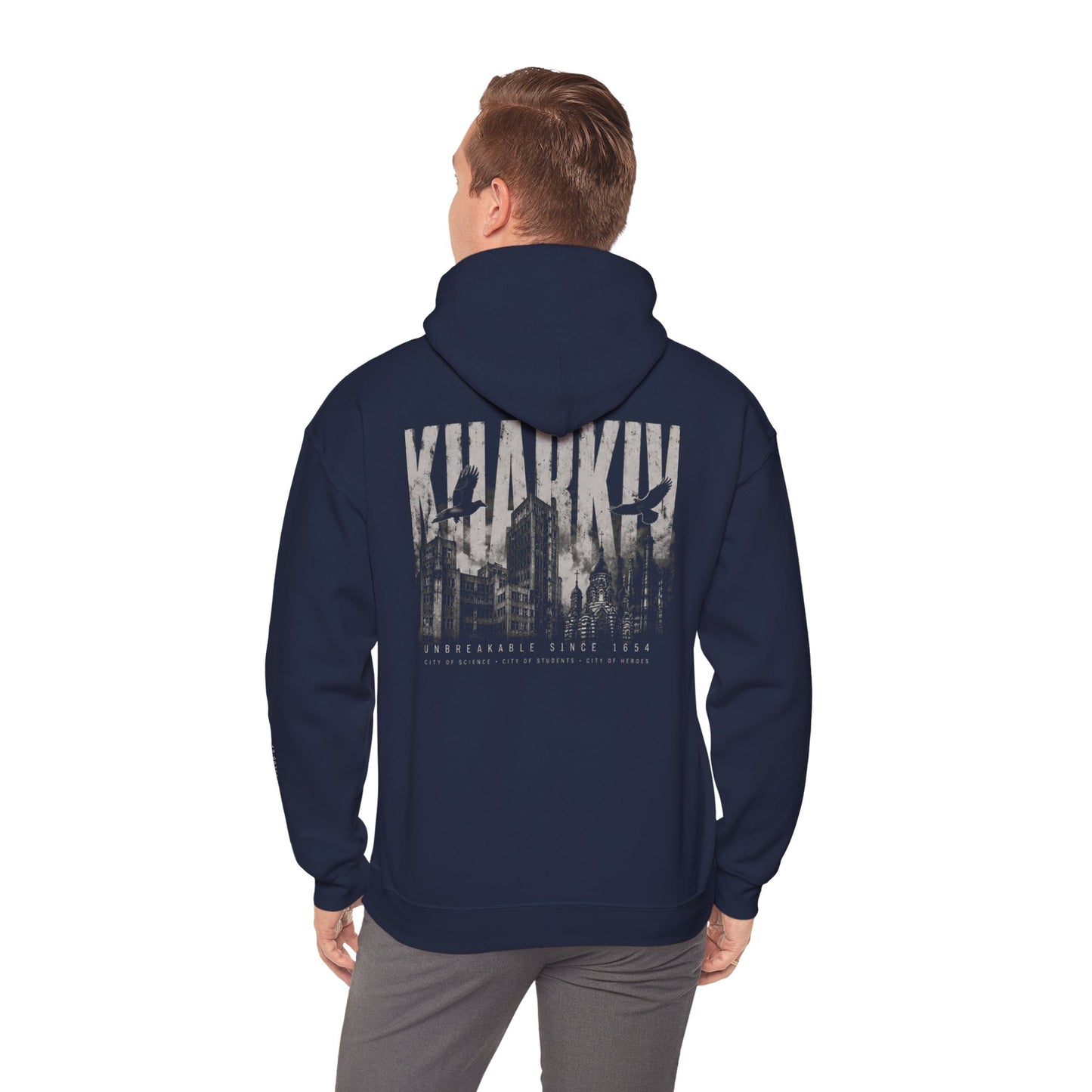 Kharkiv Graphic Hoodie — Urban Memorial Streetwear