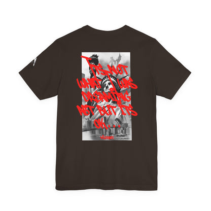 Money Graffiti Tee — 'I'm Not What I Was' Graphic Shirt