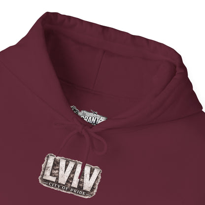 Lviv Vintage Cityscape Hoodie