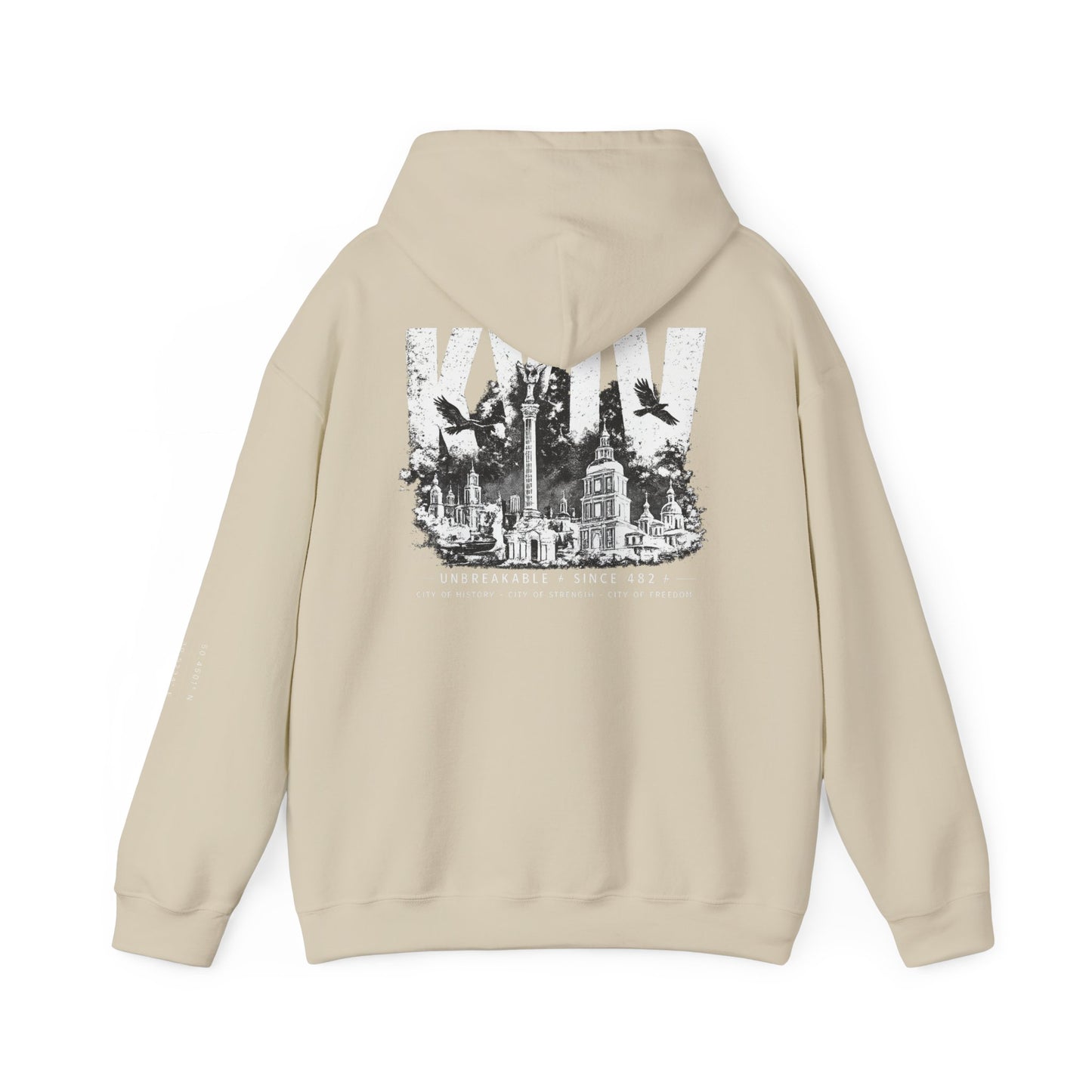 Kyiv Hoodie — Unbreakable Since 482 War Relief Sweatshirt