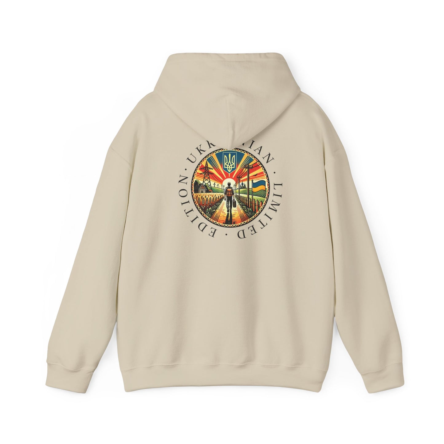 Ukrainian Pride Hoodie — Limited Edition ‘Freedom’ Emblem Sweatshirt
