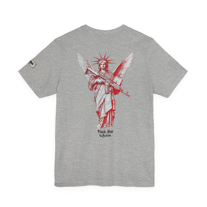 Stay True Tee — 'F*** the System' Statue of Liberty Graphic T-Shirt