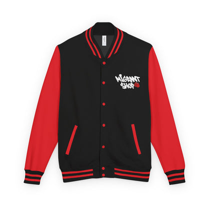 Letterman Jacket — 'Welcome Death Is Dead' Retro Photo Varsity JacketI
