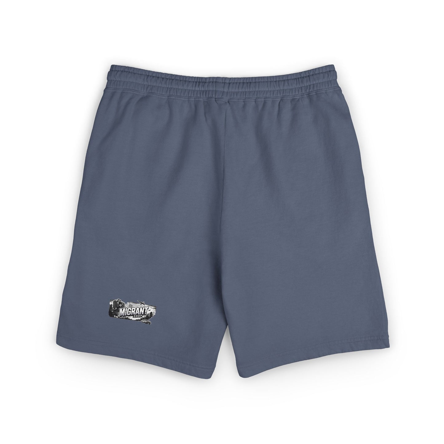 Fleece Sweat Shorts — Garment-Dyed Lightweight Lounge Shorts with 'Freedom' Graphic