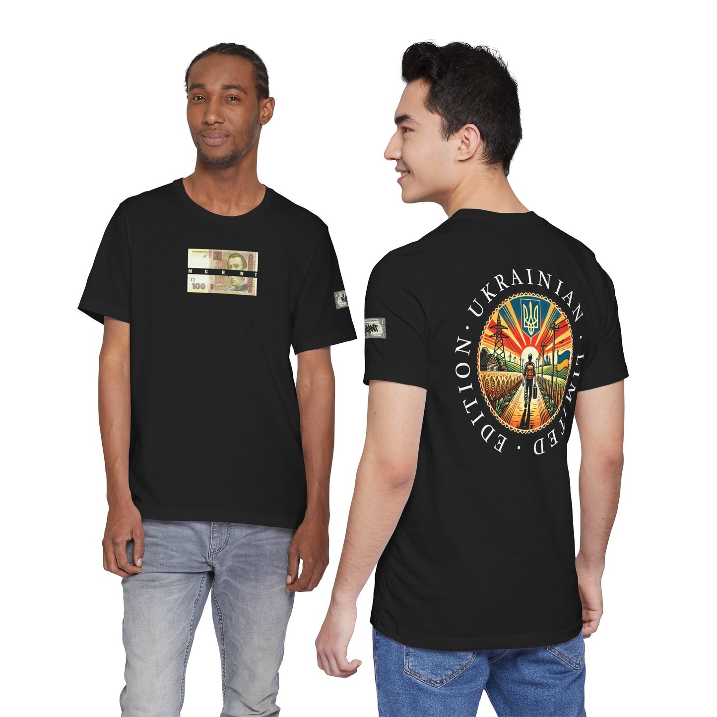 Ukrainian Limited Edition Tee — Patriotic 100 Hryvnia Design