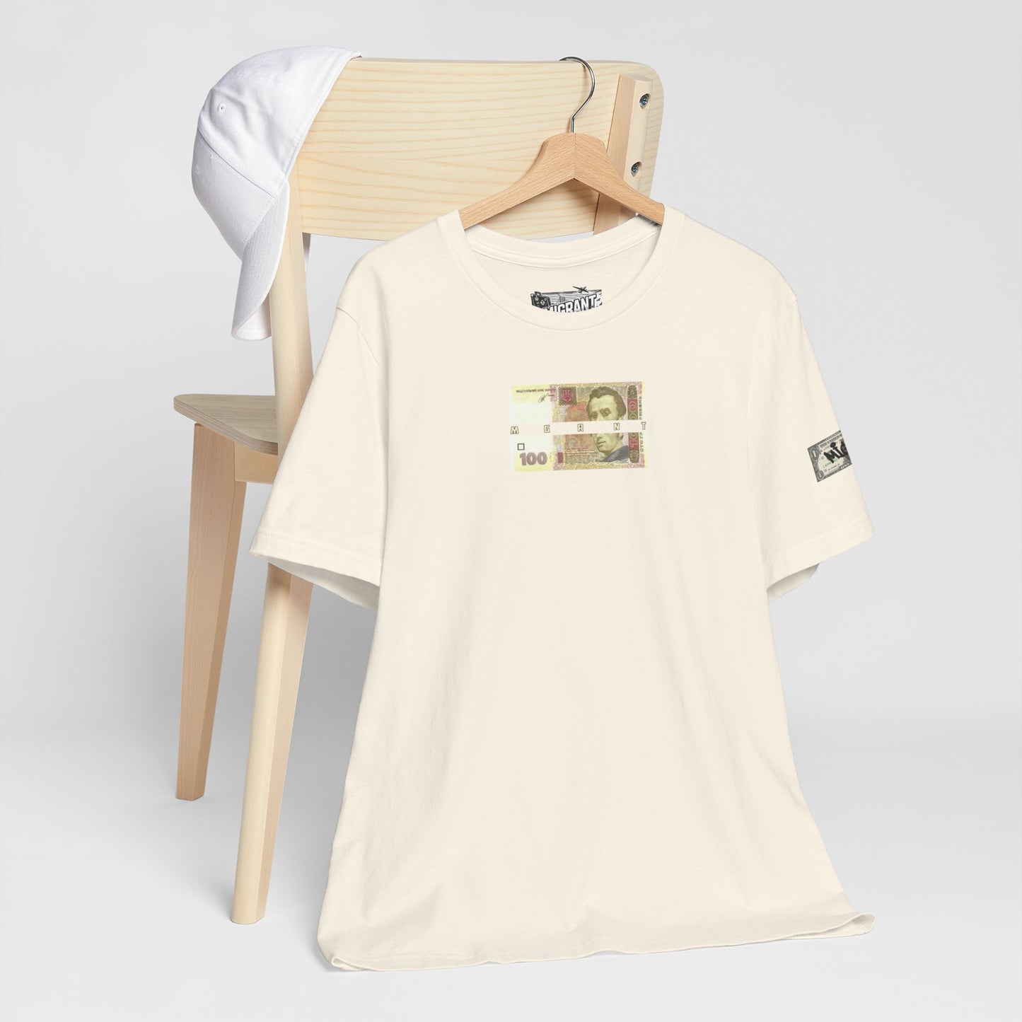Money Print Tee — Ukraine Cities Graphic Back | Support & Travel Souvenir T-Shirt