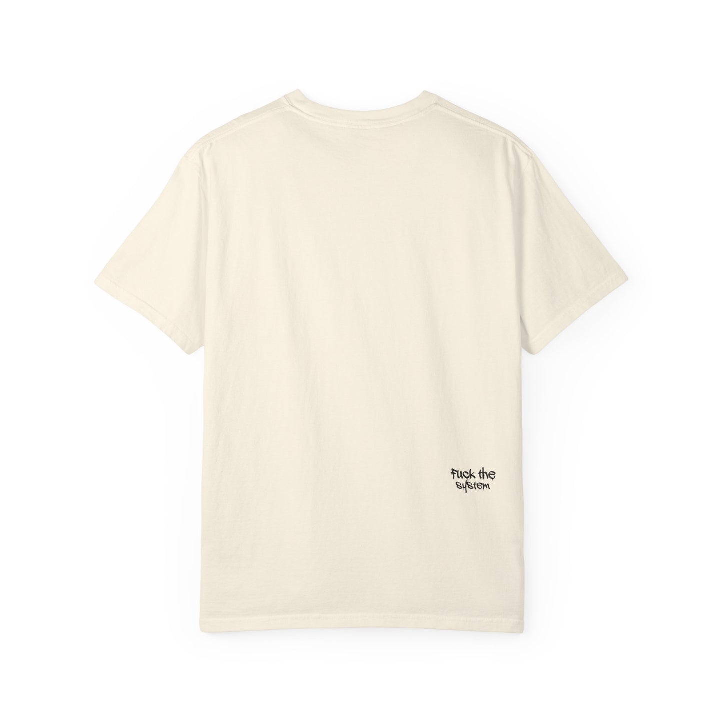 T-Shirt — 'Stay True' Graffiti Skate Tee with 'Fuck the System' Back Accent