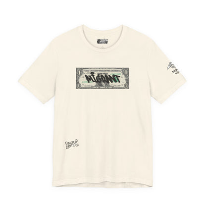 Money Graffiti Tee — 'I'm Not What I Was' Graphic Shirt