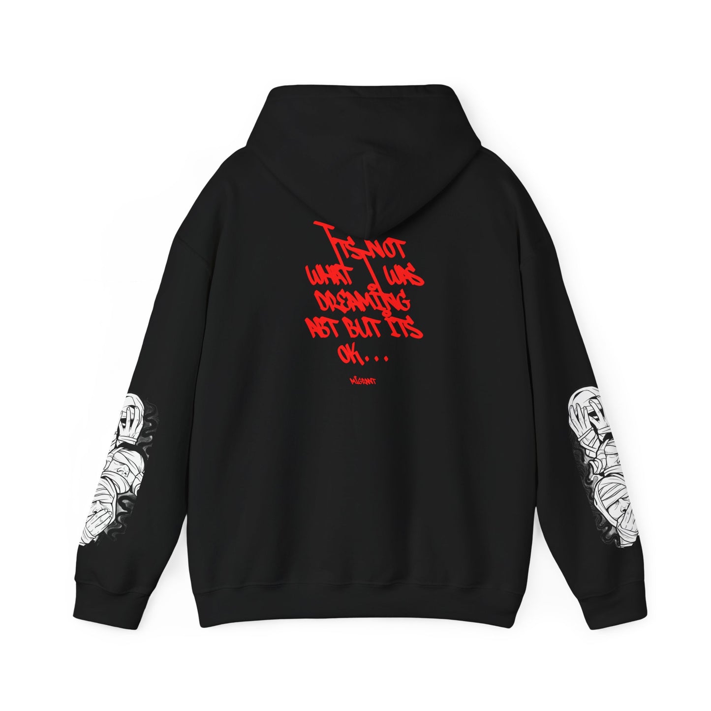 Hoodie — "I'm Not What I Was" Graphic Streetwear Pullover