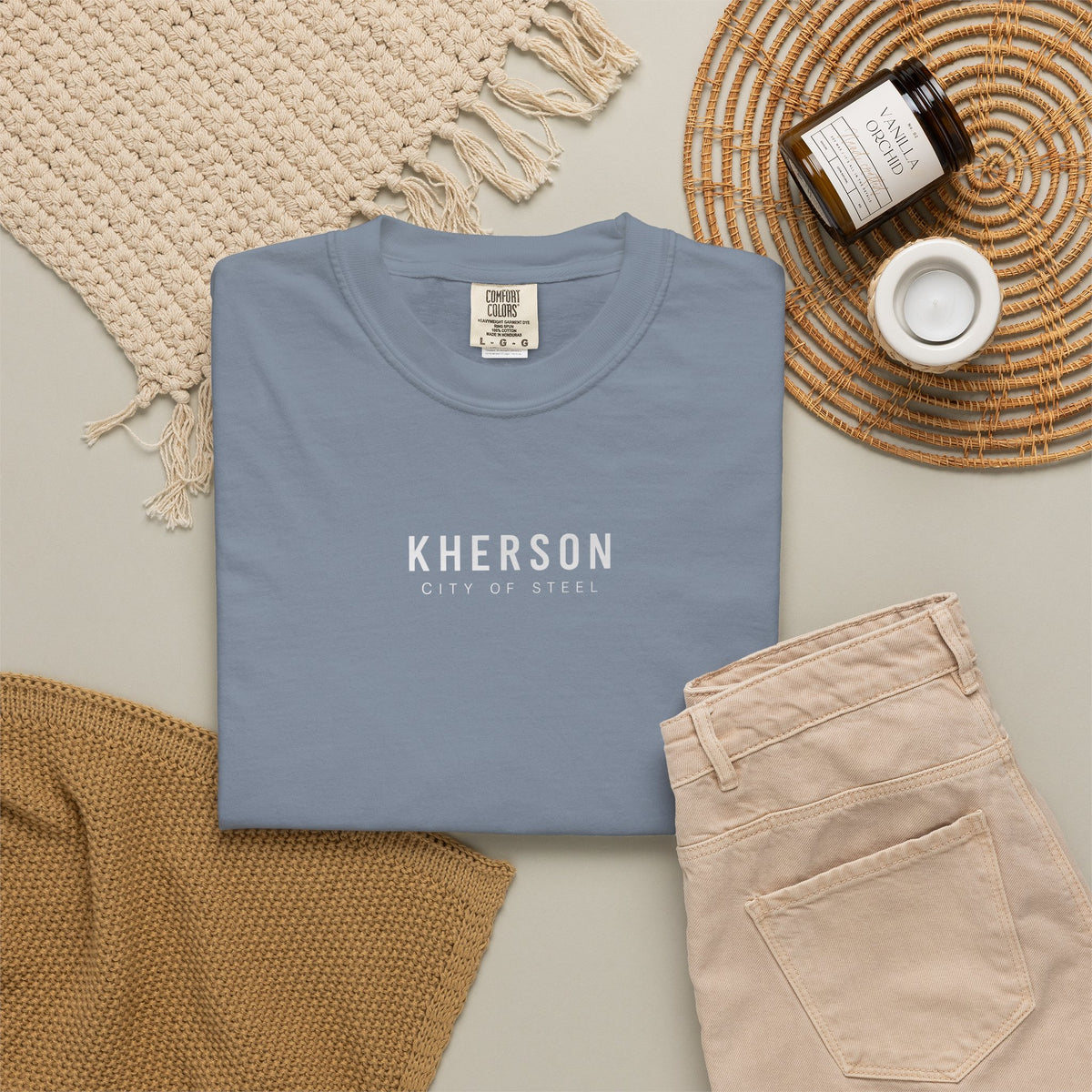 Kherson City T-Shirt — Vintage Monument Graphic Tee