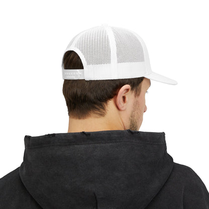 Trucker Cap — 'Migrant Shop' Vintage Travel Logo Snapback