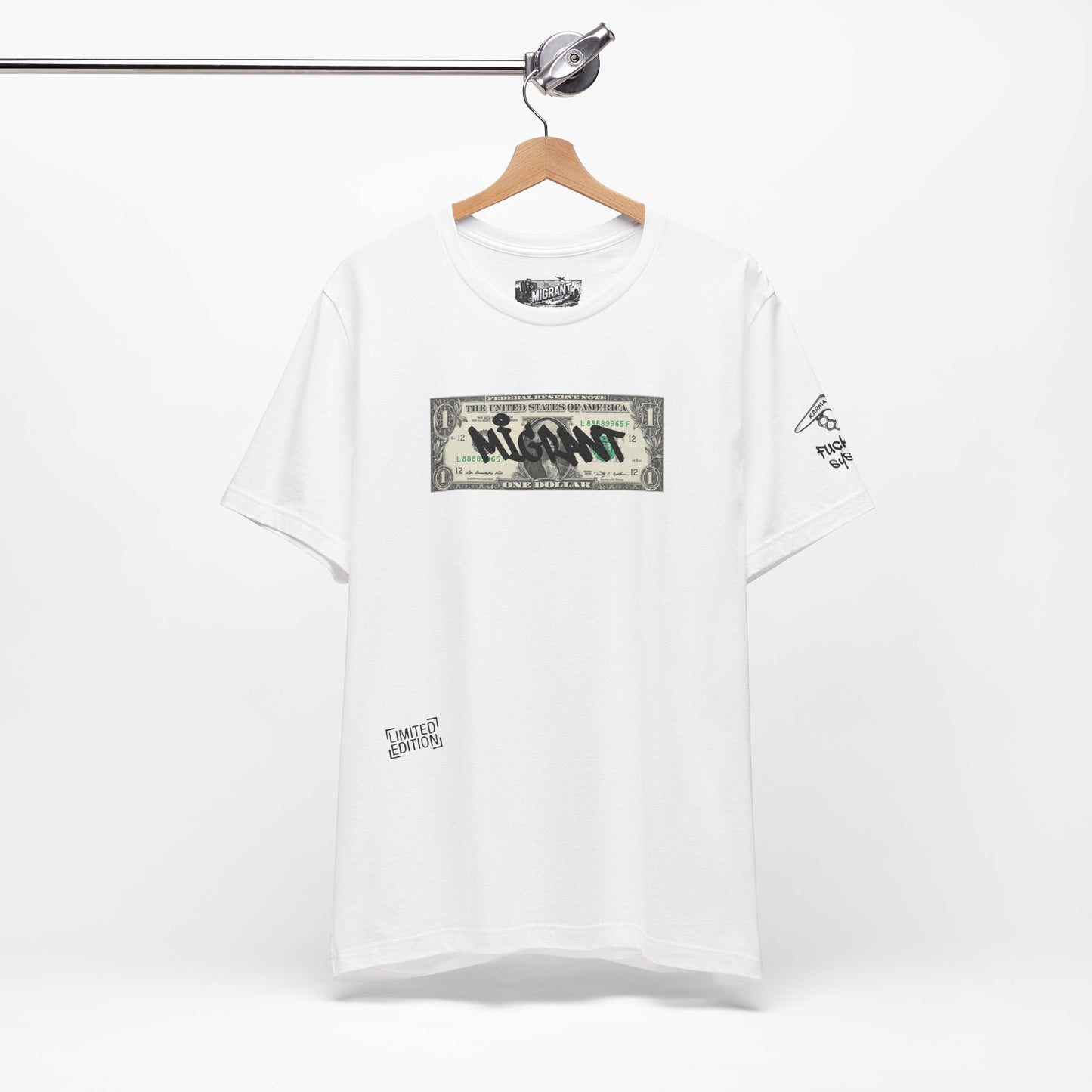 Money Graffiti Tee — 'I'm Not What I Was' Graphic Shirt
