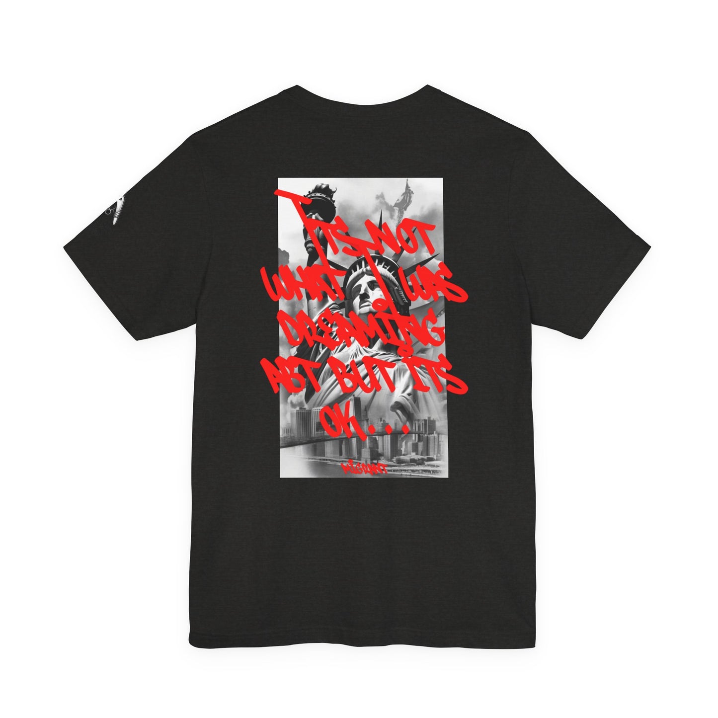 Money Graffiti Tee — 'I'm Not What I Was' Graphic Shirt