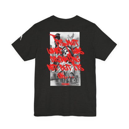 Money Graffiti Tee — 'I'm Not What I Was' Graphic Shirt