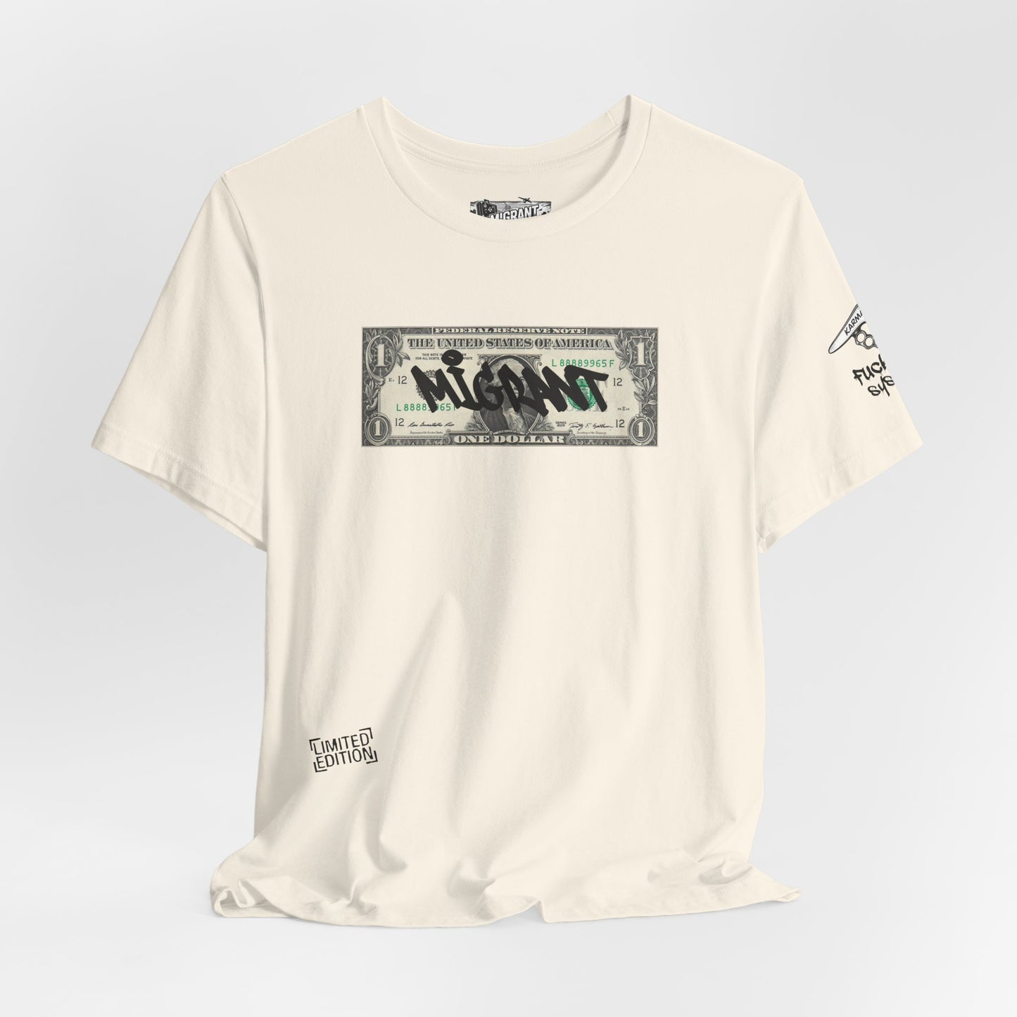 Money Graffiti Tee — 'I'm Not What I Was' Graphic Shirt