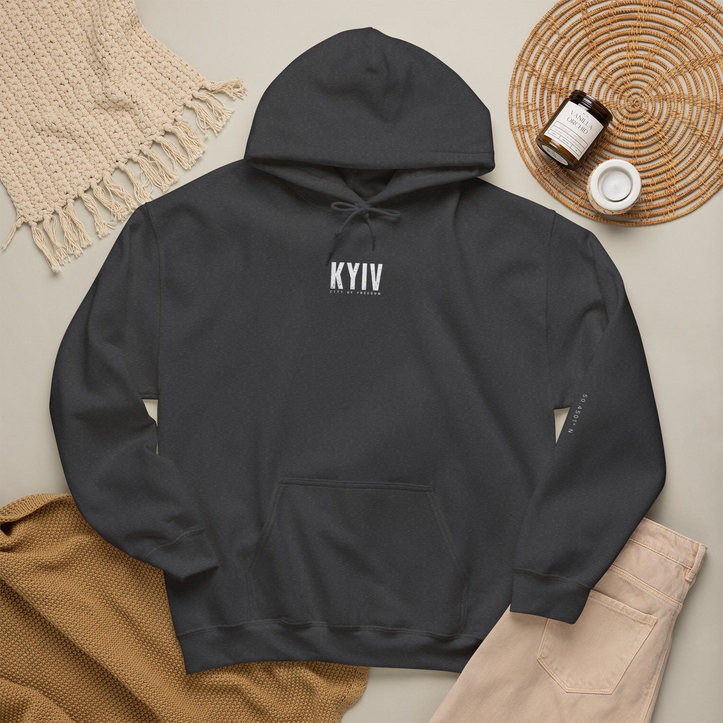 Kyiv Hoodie — Unbreakable Since 482 War Relief Sweatshirt