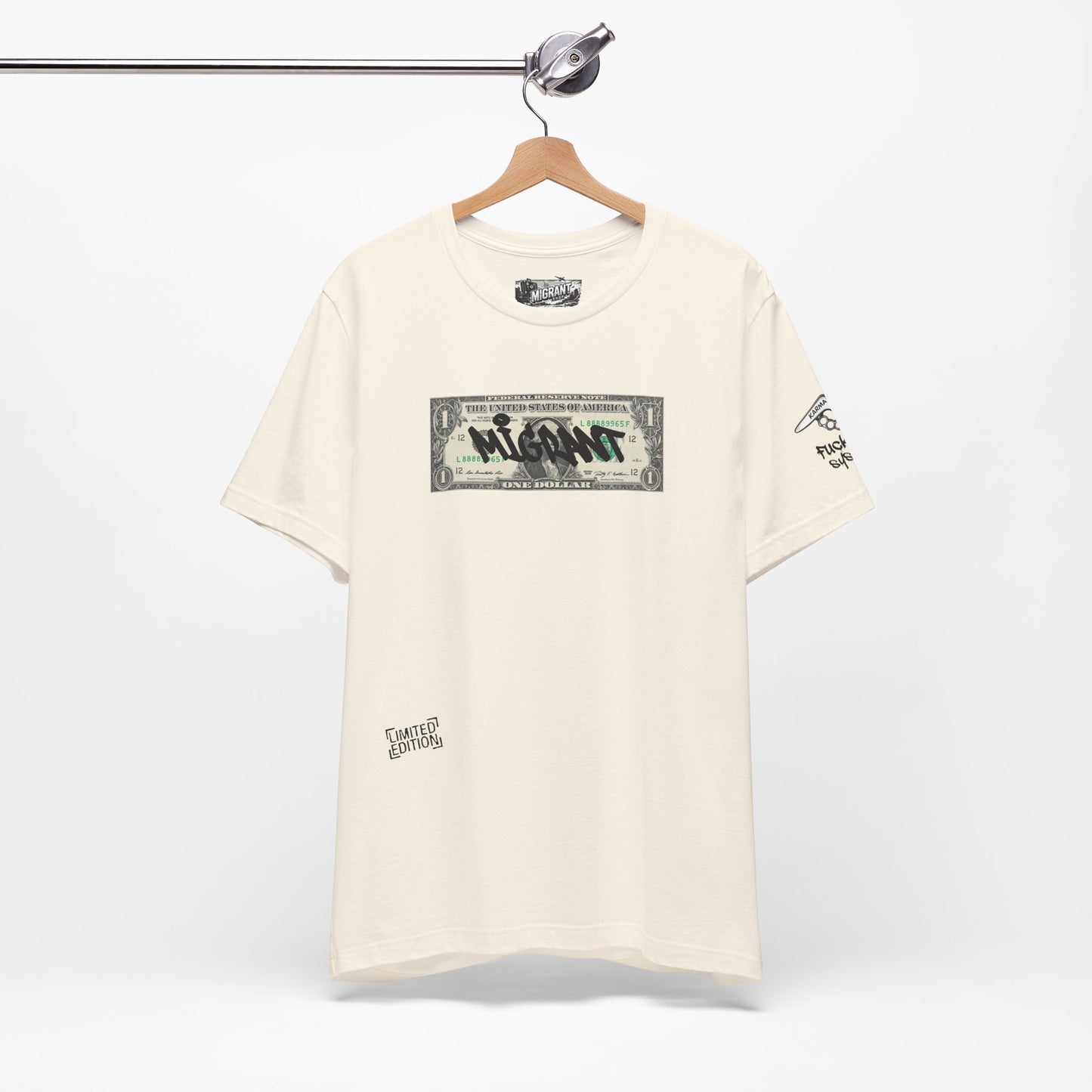 Money Graffiti Tee — 'I'm Not What I Was' Graphic Shirt