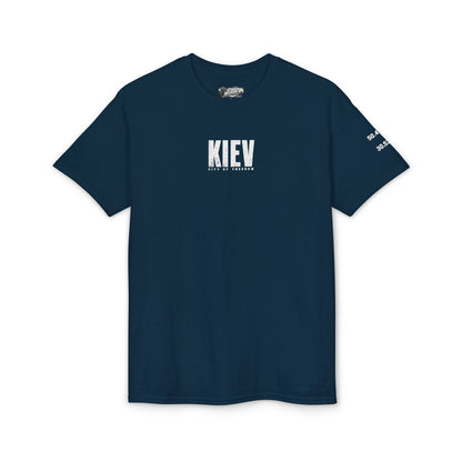 Kyiv Graphic T-Shirt — City Skyline Tribute Tee (front logo, back Kyiv design)