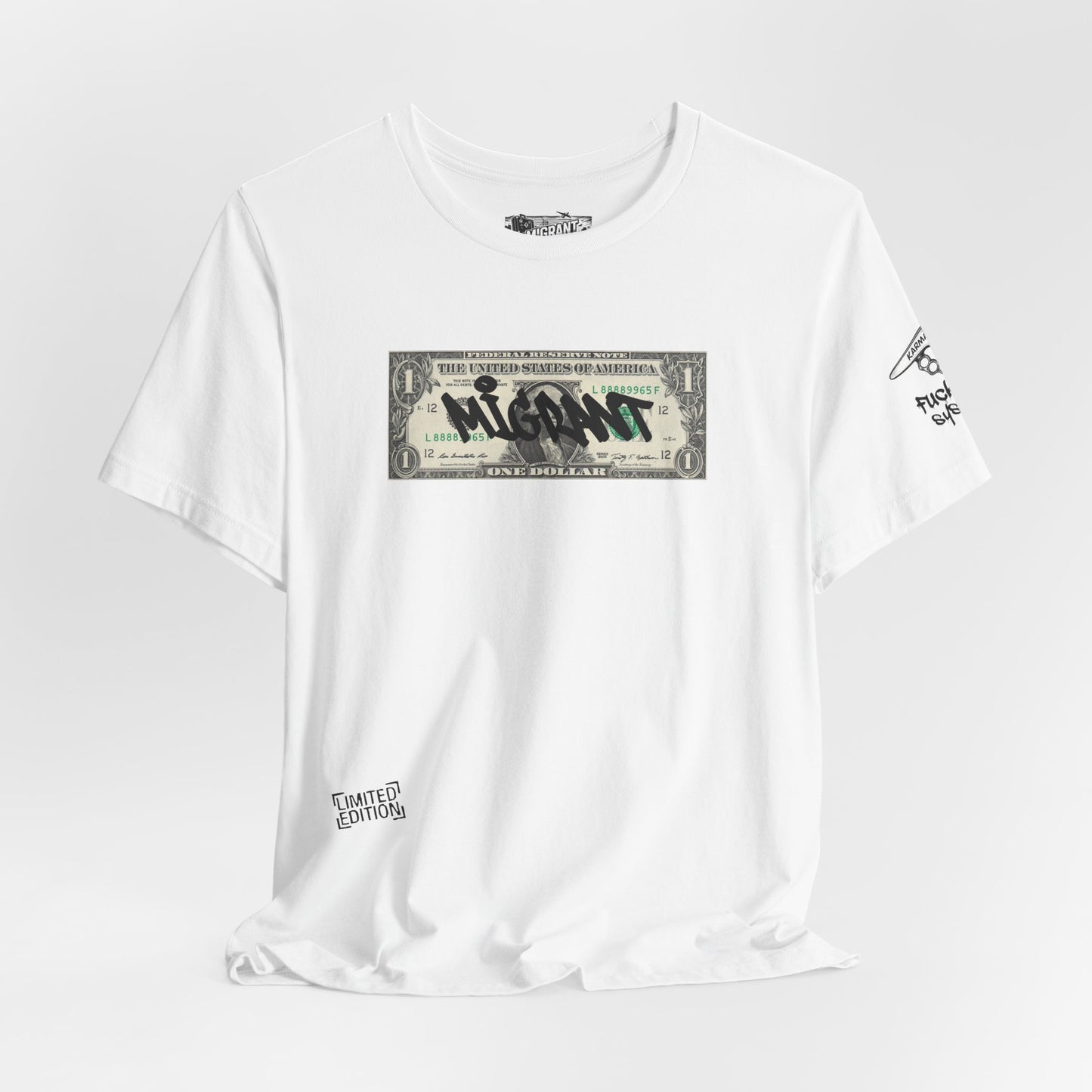 Money Graffiti Tee — 'I'm Not What I Was' Graphic Shirt