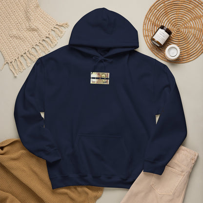 Urban Photo Hoodie — "Leave the Glass and Home" High-Rise City Graphic Hoodie