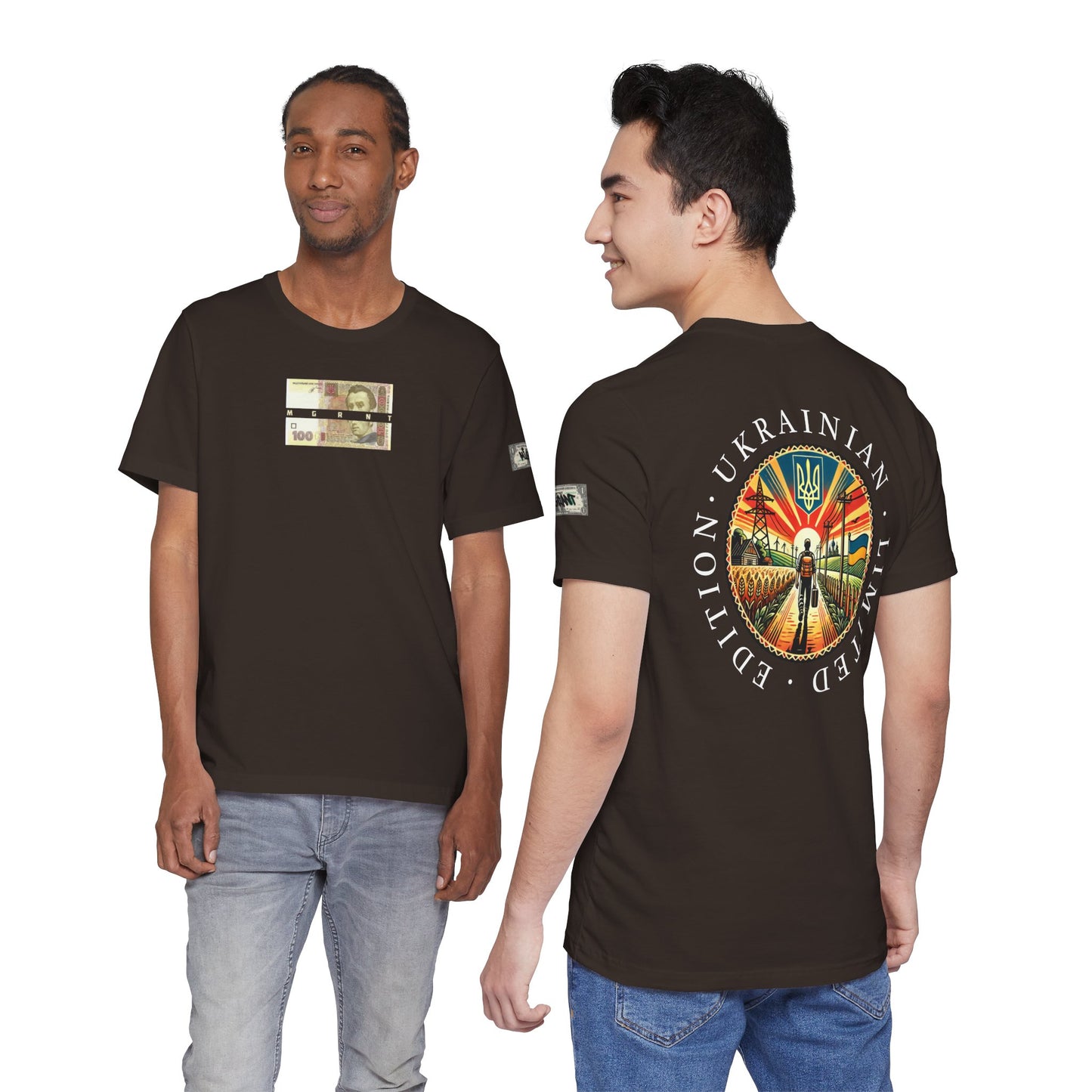 Ukrainian Limited Edition Tee — Patriotic 100 Hryvnia Design