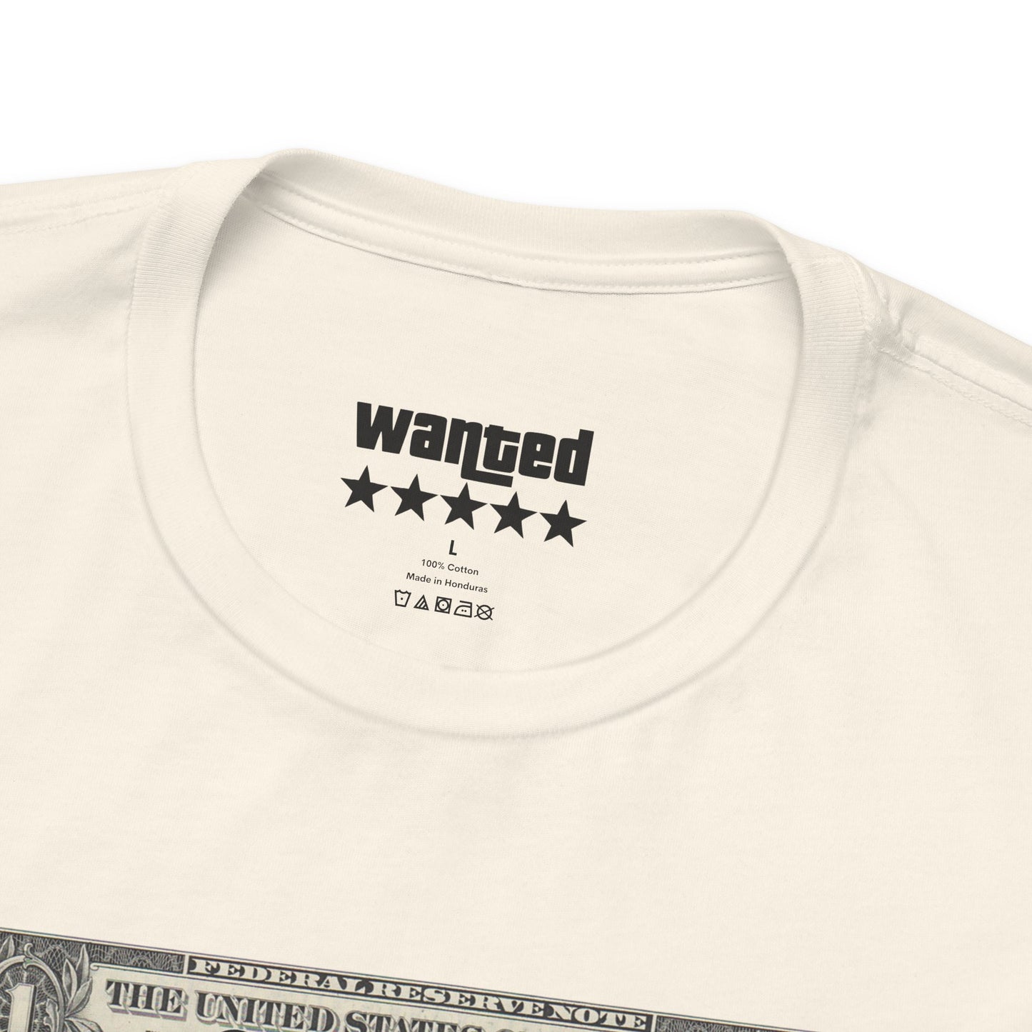 Statue of Liberty Angel Tee — 'MIGRANTS' Dollar Graphic Short Sleeve